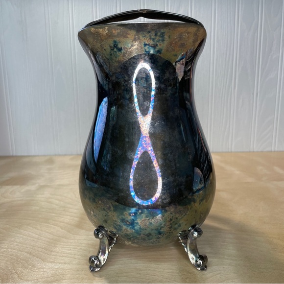 Vintage Eales 1779 Silverplate Water Pitcher with Ice Guard - Picture 5 of 10